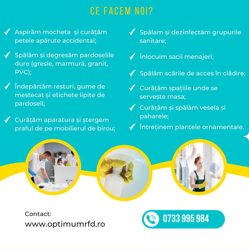 Optimum by RFD Cleaning Solution - Servicii de curatenie